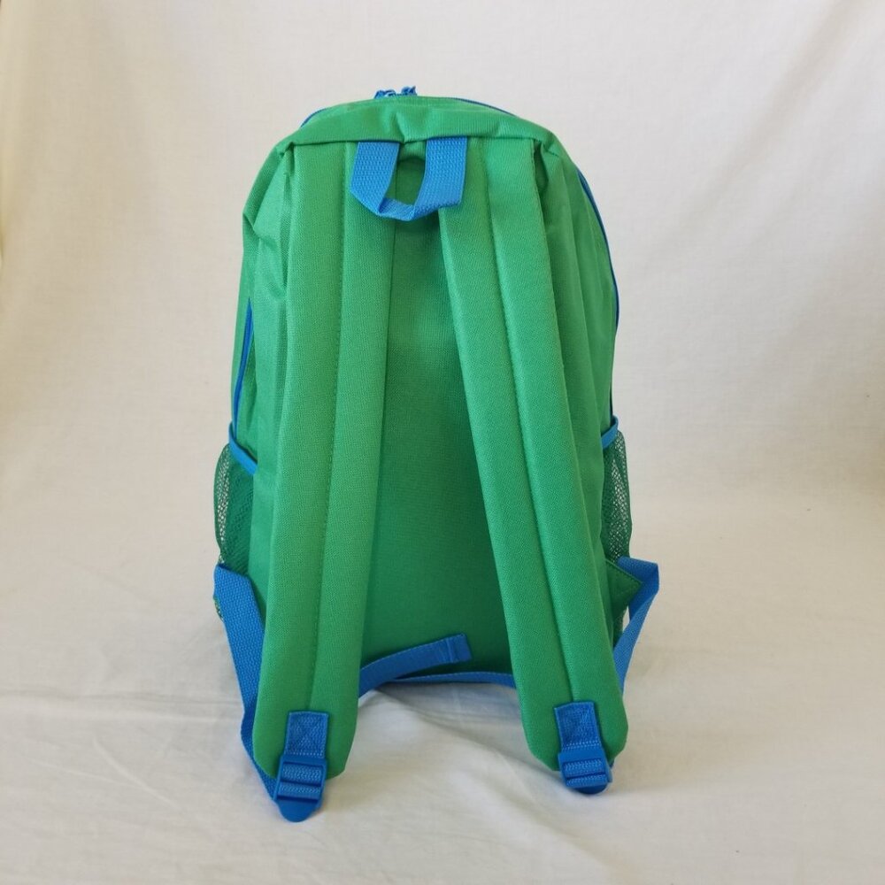 New! Lightweight Green/Blue Basic Backpack W/Bott… - image 6